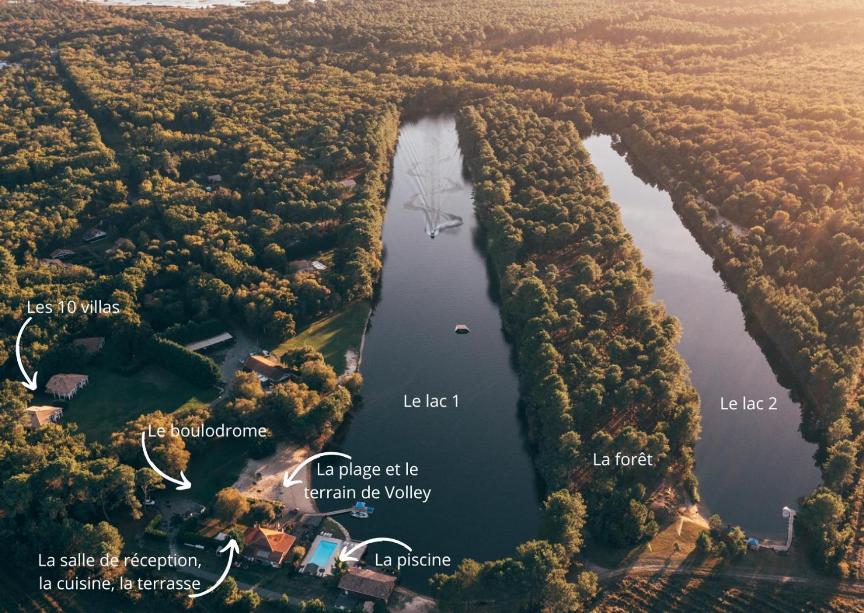 לאקאנו Villa Tout Confort Au Coeur D'Une Base Nautique מראה חיצוני תמונה